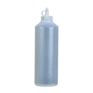 Lockhart Sauce Bottle Clear Plastic 100cl - D3166