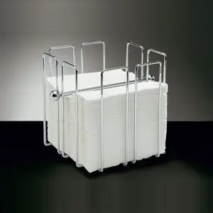 Lockhart Wire Metal Chrome Plated Napkin Holder - D6668