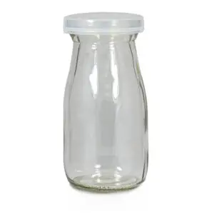 Mini Glass Milk Bottle 12cl - DE434