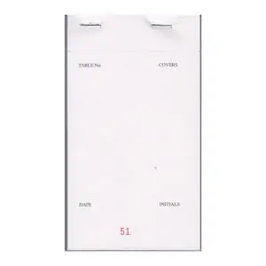 Lockhart 3 Ply Carbonless Restaurant Order Pad - DF558