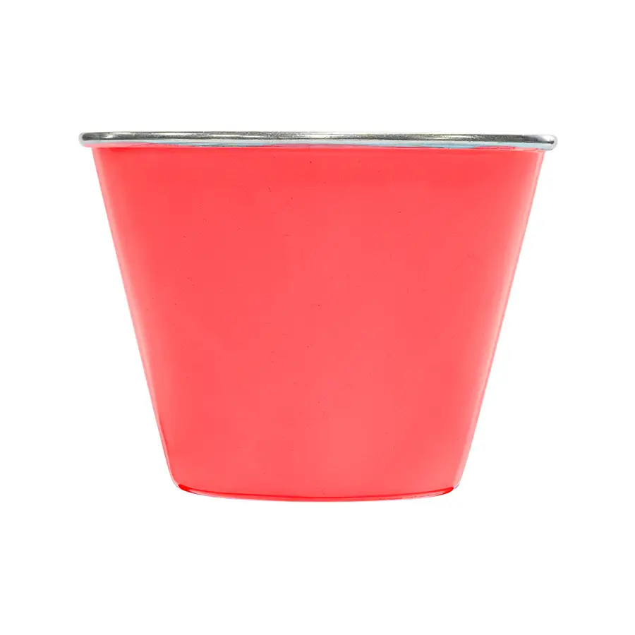 Arena Midas Stainless Steel Red Round Ramekin 8oz - DN561