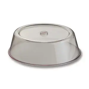 Plate Cover Clear Polycarbonate Round 23cm - E4179