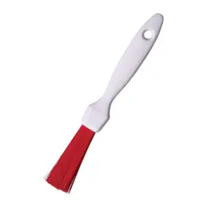 Flat Pastry Glazing Brush Red 25mm - E7642