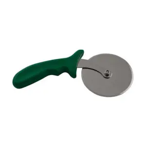 Green Handle Stainless Steel Pizza Cutter 5in - ED349GN
