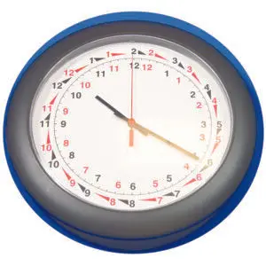Plastic Timer Tag Clock 30x3.5cm - EE129