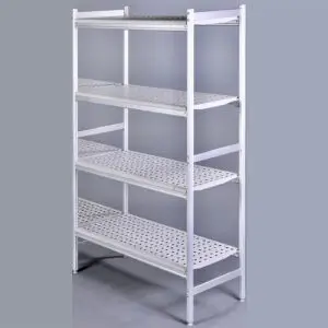 Polymer Shelf Unit - 4 Tier - 1216 x 577 x 1700mm - HE1166AP