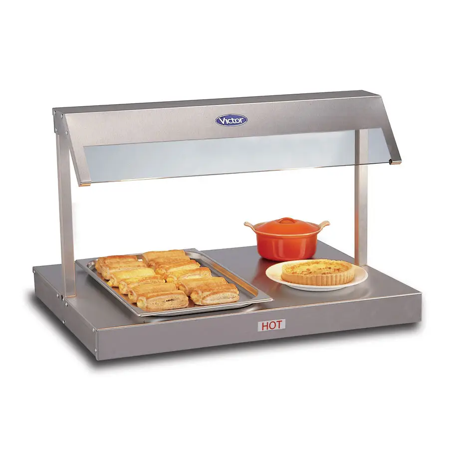 Victor HDU20ZX Heated Display Unit with Gantry & Stainless Steel Top - HE1292