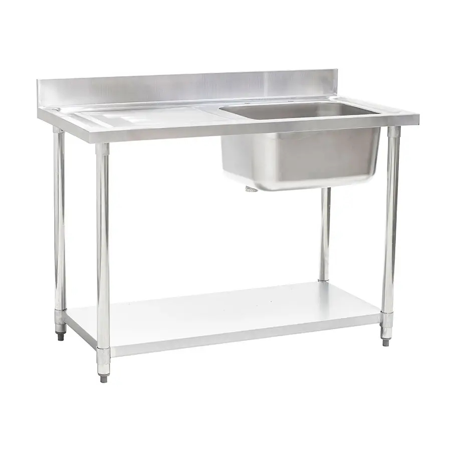 Connecta Single Sink Unit - Left Hand Drainer - 1000mm - HEF722