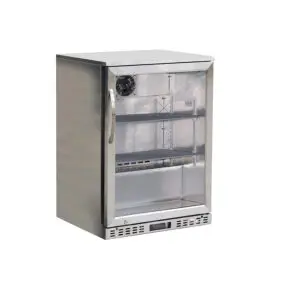 Arctica Bar & Display Bottle Cooler - 1 Hinged Door - Stainless Steel - HEG573