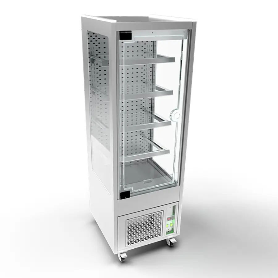 Moffat Go-M GOM14CO Multi Zonal Grab & Go Chilled Merchandiser with Double Glazed Doors - 4 Shelf - HEG717