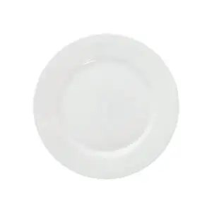 Great White Porcelain Round Winged Plate 23cm - PRBG822