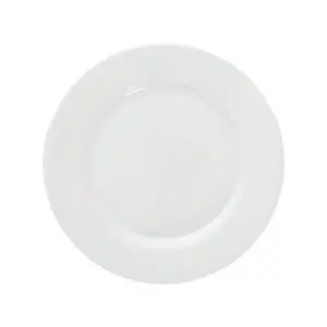 Great White Porcelain Round Winged Plate 26cm - PRBG823