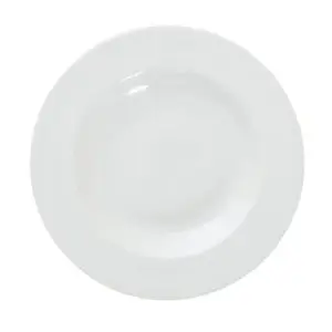 Great White Porcelain Round Traditional Pasta Dish 30cm - PRBG825