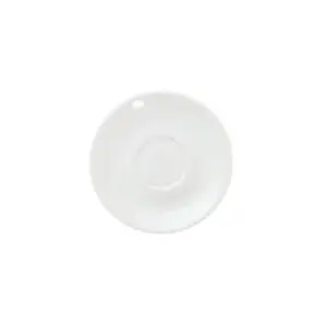 Great White Porcelain Round Espresso Saucer 12cm - PRBG837