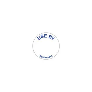 Label Use By Permanent Round - SP0522