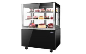 Atosa Black Right Refrigerated Display Case WDGFB