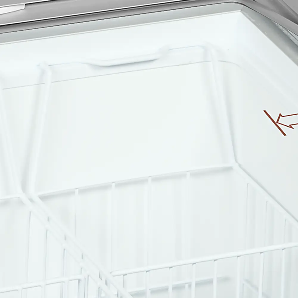 TEFCOLD IC301SCEB Sliding Curved Glass Lid Chest Freezer - Image 3