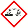Corrosive pictogram