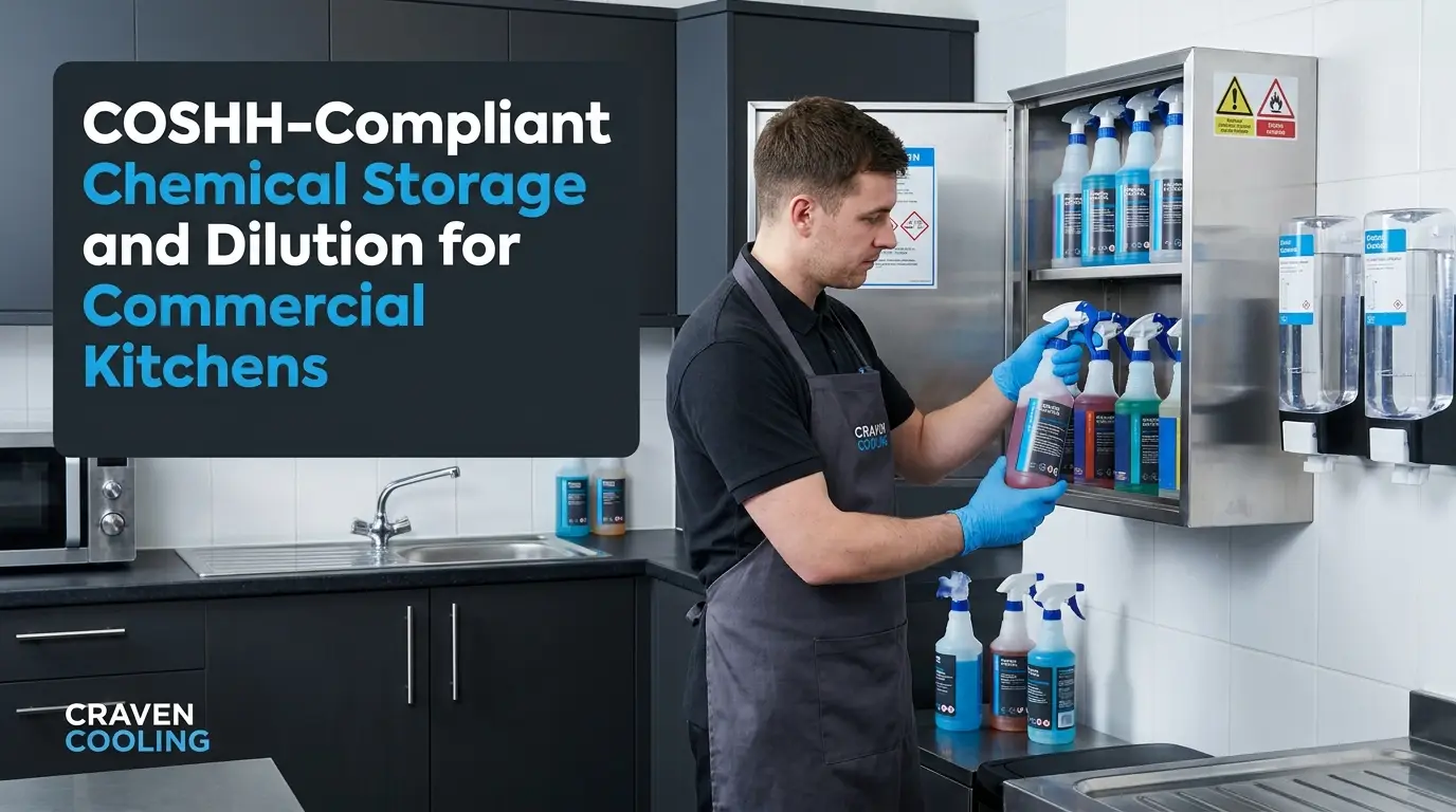 COSHH storage & dilution guide illustration