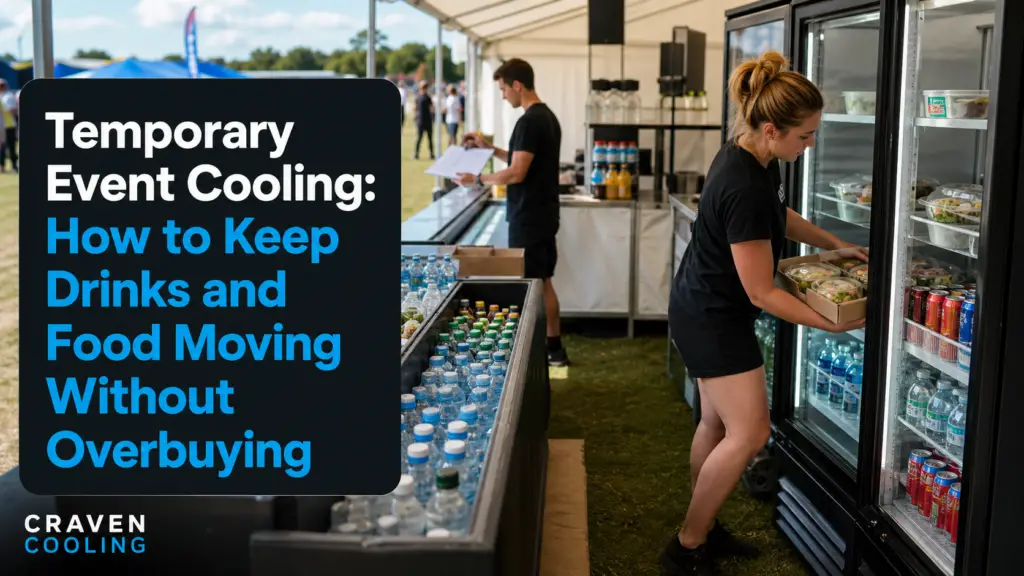 Temporary Event Cooling: How to Keep Drinks and Food Moving Without Overbuying