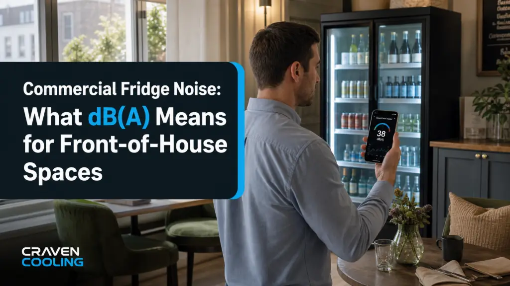 Commercial Fridge Noise: What dB(A) Means for Front-of-House Spaces