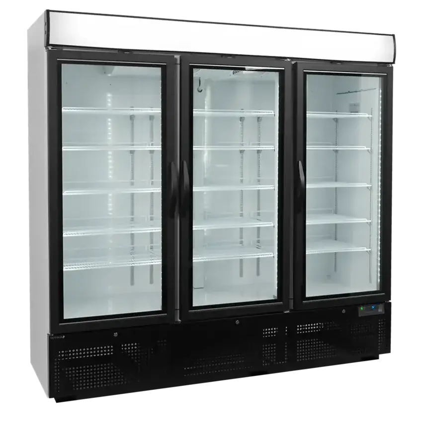 TEFCOLD NF7500G triple glass door display freezer