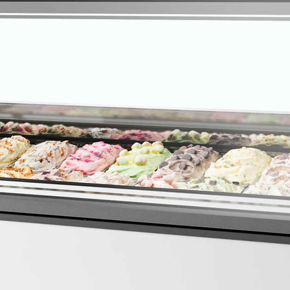 ISA MILLENNIUM ST16 Ventilated Scoop Ice Cream Display - Image 2