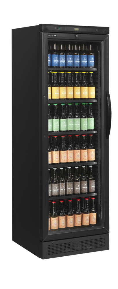 TEFCOLD CEV425 BLACK L/H Glass Door Merchandiser - Image 2