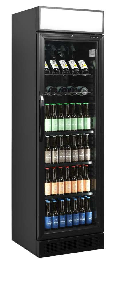 TEFCOLD CEV425CP BLACK Glass Door Merchandiser - Image 2