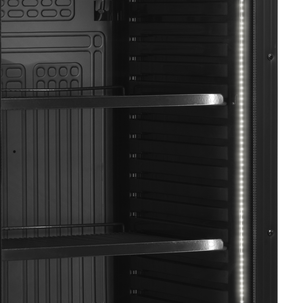 TEFCOLD CEV425CP BLACK Glass Door Merchandiser - Image 4