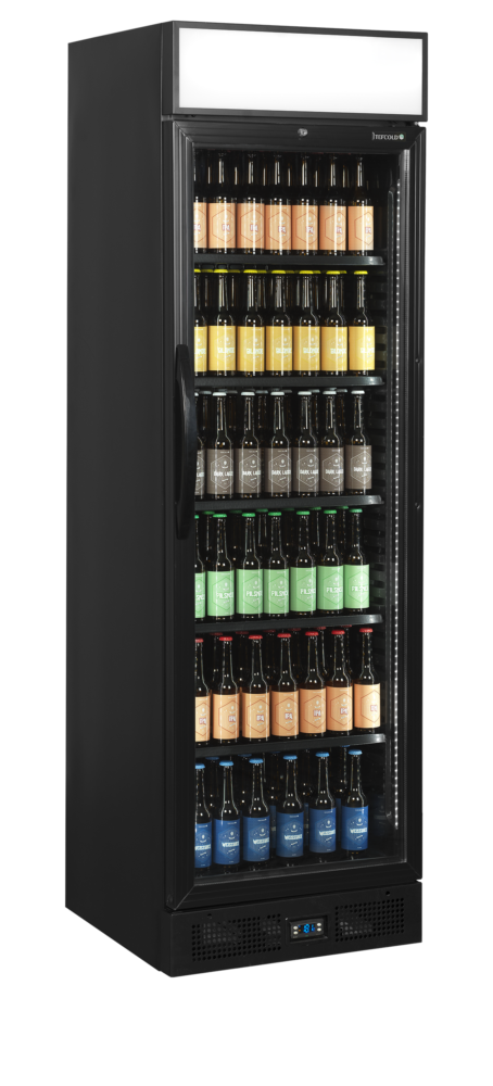 TEFCOLD CEV435CP BLACK Glass Door Merchandiser - Image 2