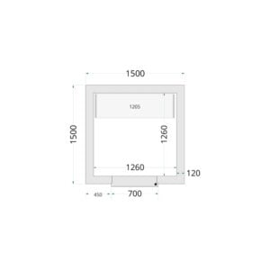 TEFCOLD Cold Room 150x150x220 Cold Room Panels