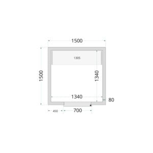 TEFCOLD Cold Room 150x150x220 Cold Room Panels