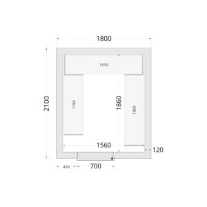 TEFCOLD Cold Room 180x210x220 Cold Room Panels
