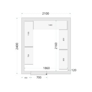 TEFCOLD Cold Room 210x240x220 Cold Room Panels