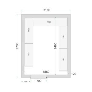 TEFCOLD Cold Room 210x270x220 Cold Room Panels