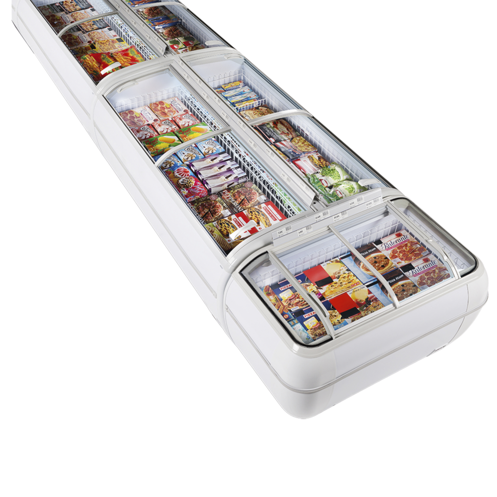 TEFCOLD DUPLA 2.2DE White High Vision Freezer - Image 2