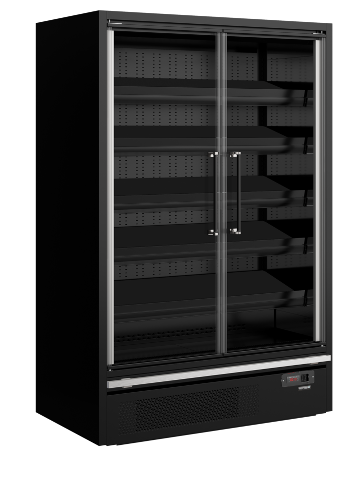 TEFCOLD Galaxy+ GP14FGD Black Multideck With Doors