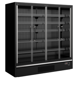 TEFCOLD Galaxy+ GP20FGD Black Multideck With Doors