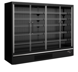 TEFCOLD Galaxy+ GP26FGD Black Multideck With Doors