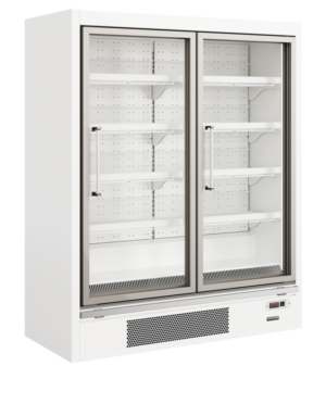 TEFCOLD Galaxy+ GPF2D White Glass Door Freezer