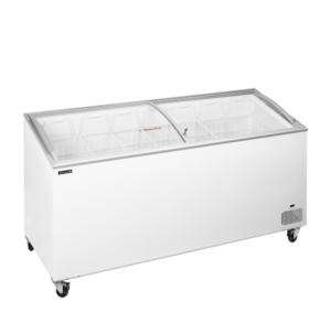 TEFCOLD IC552SCEB Sliding Curved Glass Lid Chest Freezer