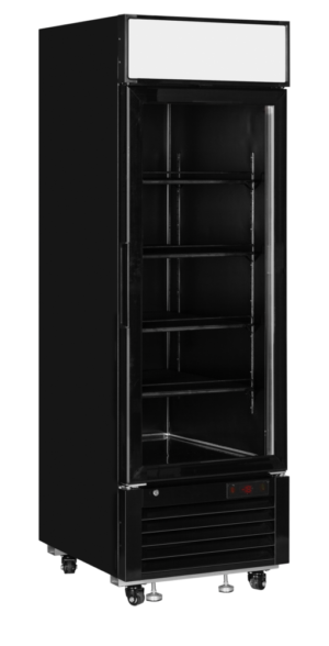 TEFCOLD LGF2500 Black Glass Door Display Freezer