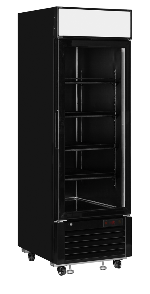 TEFCOLD LGF2500 Black Glass Door Display Freezer