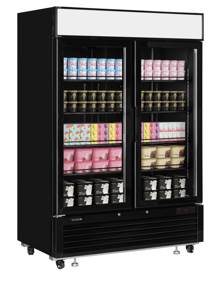 TEFCOLD LGF5000 BLACK Glass Door Display Freezer - Image 2