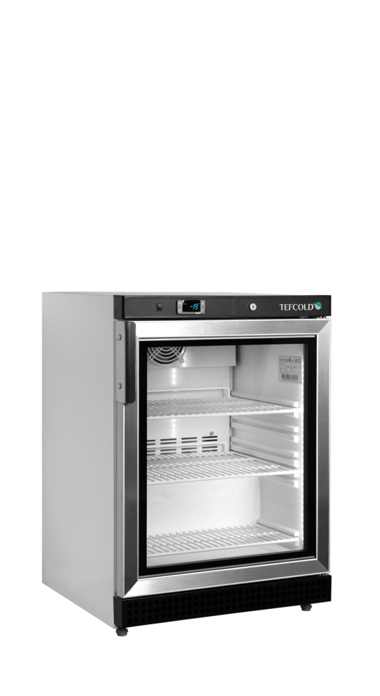 TEFCOLD UF200VG Glass Door Display Freezer