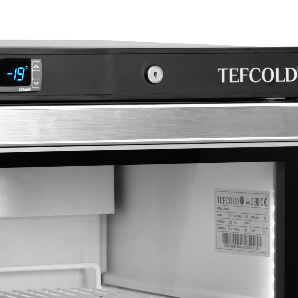 TEFCOLD UF200VSG Glass Door Display Freezer - Image 4